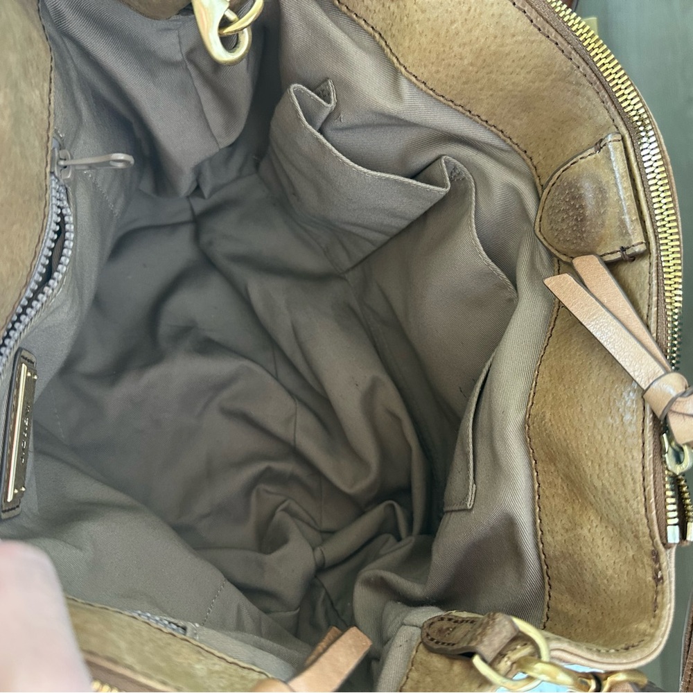 J. Crew Brown Leather Shoulder Bag - Picture 10 of 11